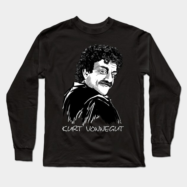 Vonnegut 2 Long Sleeve T-Shirt by HelenaCooper